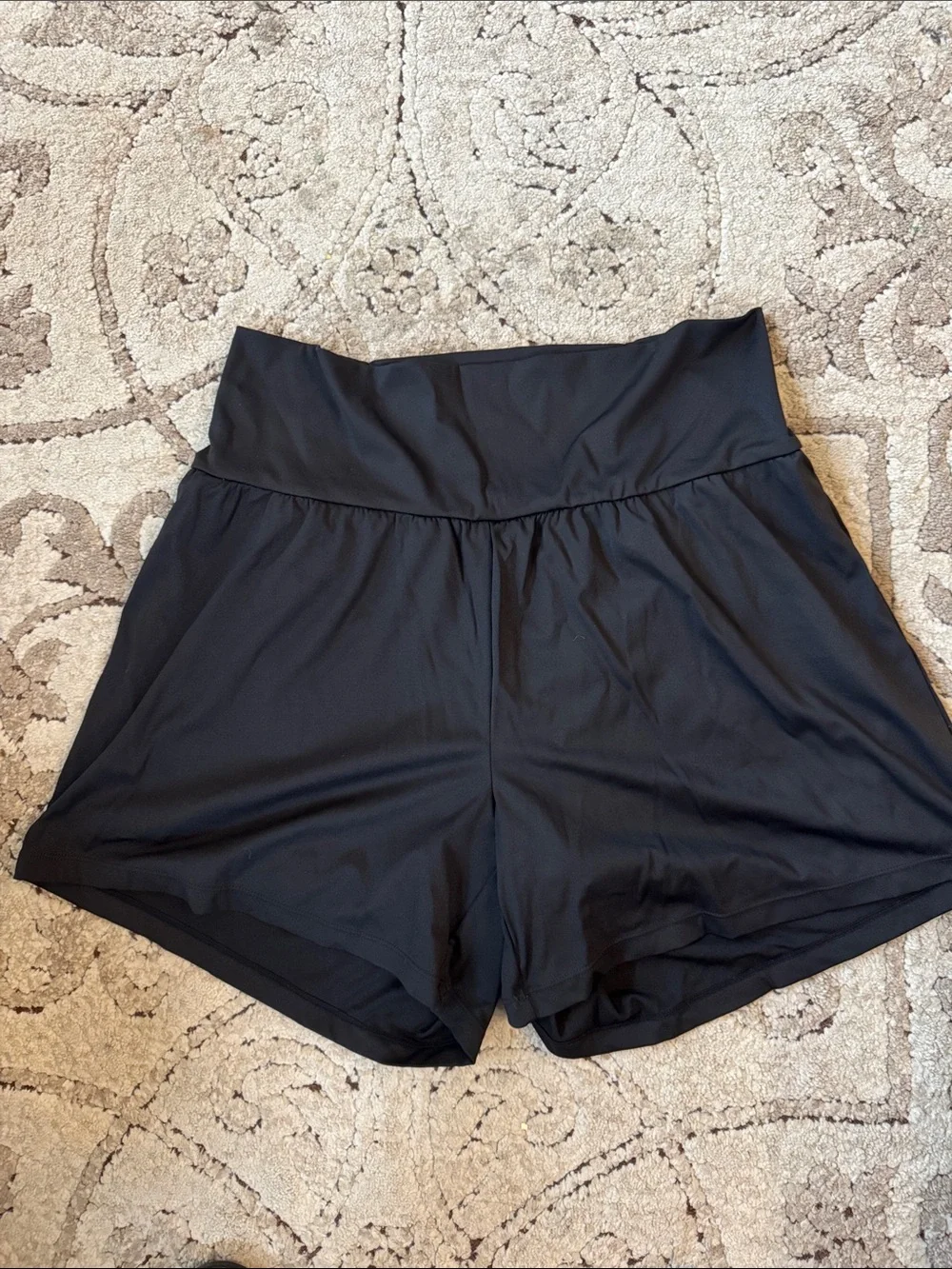 HALARA High-Waist Flowy Athletic Shorts in Black